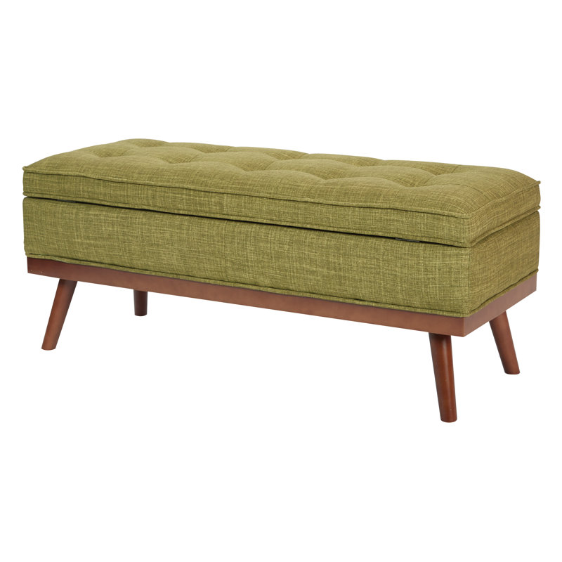 Oliver Boyu Upholstered Flip Top Storage Bench & Reviews Wayfair